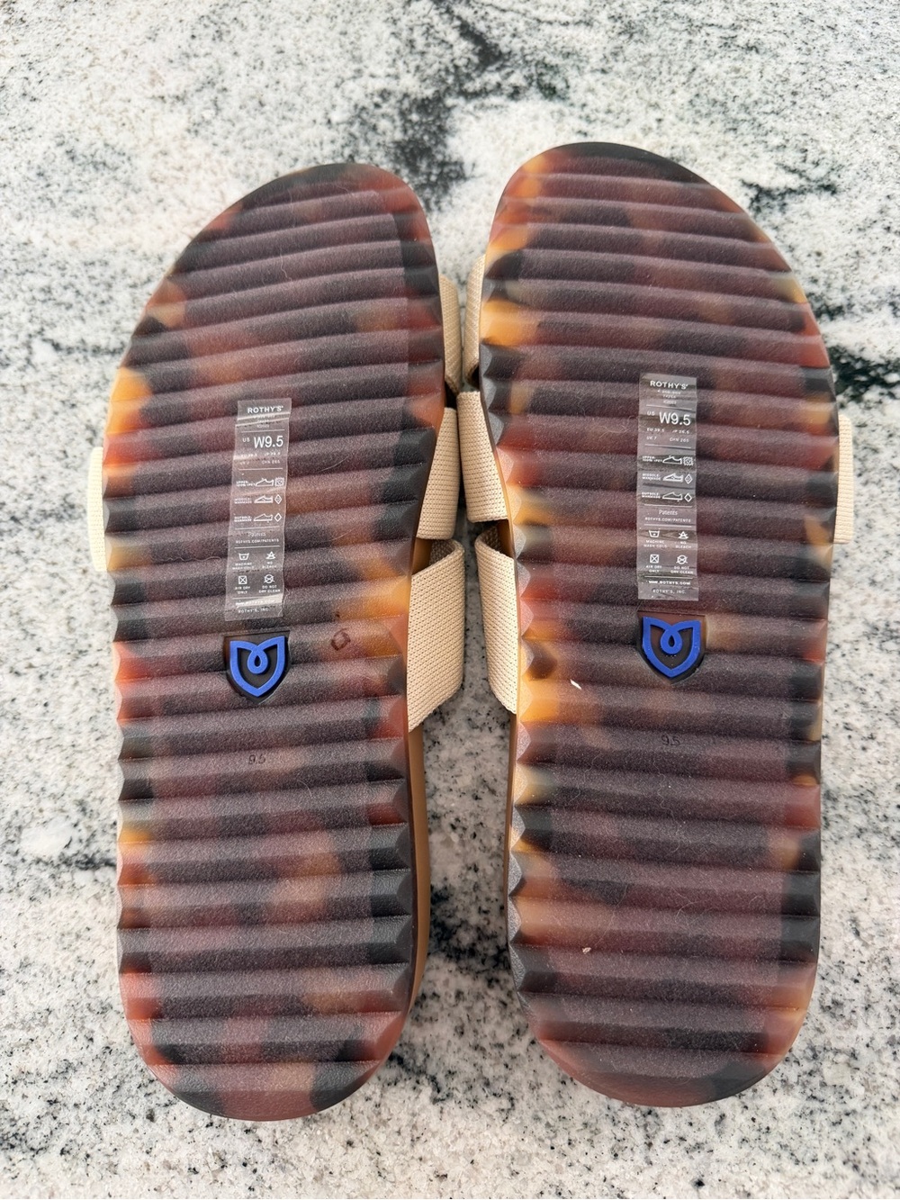 Rothy's The Twist Slide Sandals size 9.5 - Picture 2 of 6